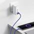 Baseus CAJY000503 Crystal Shine Series Datový Kabel USB - USB-C 100W 2m Blue