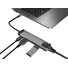 Natec multiport adaptér FOWLER GO HUB 5v1, 2X USB 3.0 HUB, HDMI 4K, USB-C PD, RJ45