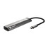 Natec multiport adaptér FOWLER SLIM HUB 4v1, 2X USB 3.0 HUB, HDMI 4K, USB-C PD