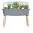 Sadbovač Prosperplast RESPANA PLANTER WOOD HIGH SET 78 cm šedý kámen