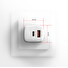AXAGON ACU-PQ30W, Sil nabíječka do sítě 30W, 2x port (USB-A + USB-C), PD3.0/PPS/QC4+/SFC/AFC/Apple