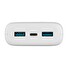 Powerbanka FIXED Zen 20 s LCD displejem a výstupem PD 20W, 20 000 mAh, bílá