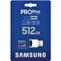 Samsung/micro SDXC/512GB/USB 3.0/USB-A/Class 10/+ Adaptér/Modrá