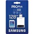 Samsung/SDXC/128GB/USB 3.0/USB-A/Class 10/+ Adaptér/Modrá