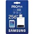 Samsung/SDXC/256GB/USB 3.0/USB-A/Class 10/+ Adaptér/Modrá