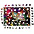Puzzle Puzzler dřevěné, barevné - Úžasný chameleon