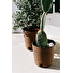 Květináč Prosperplast FURU ROUND LOW ECO WOOD 25 cm naturo
