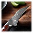 Nůž Dellinger Paring 3" (70mm) Rose-Wood Damascus