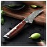 Nůž Dellinger Paring 3" (70mm) Rose-Wood Damascus