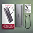 AXAGON HMC-4KX3 USB 5Gbps hub, 3x USB-A, 2x HDMI, DP, RJ-45, SD/microSD, audio, PD 100W, kabel 40cm