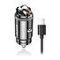 Aligator mini nabíječka do auta Power Delivery 30W, USB-C + USB-A, USB-C/USB-C kabel