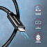AXAGON BUCM2-CM20AB, CHARGE kabel USB-C <-> USB-C, 2m, Hi-Speed USB, PD 240W 5A, ALU, oplet, černý
