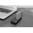 DIGITUS USB 3.0 Hub, 4 porty, přepínač Hliníkové pouzdro