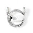 Nedis CCGL85101GY20 - Síťový Kabel Cat 5e U/UTP | RJ45 Zástrčka | RJ45 Zástrčka | 2.00 m | Kulatý | PVC | Šedá