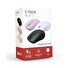 C-TECH WLM-12WH/Ergonomická/Optická/Pro praváky/1 600 DPI/USB+BT/Bílá