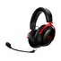 HP HyperX Cloud III/USB-C/Drát/USB/Bezdrát/Černá-červená