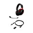 HP HyperX Cloud III/USB-C/Drát/USB/Bezdrát/Černá-červená