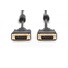 Digitus DVI propojovací kabel, DVI(24+1), 2x ferit M/M, 3,0 m, DVI-D Dual Link, bl