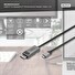 DIGITUS 8K@30Hz. USB typu C na DP; kabelový adaptér HBR3; hliníkový kryt; Černá 1m