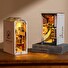 Hračka Robotime Zarážka na knihy miniatura domečku Slunečné městečko