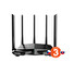 Tenda TX1 Pro AX1500 WiFi6 Router, 1x WAN, 3x LAN, IPv6, 5x 6dBi anténa, WPA3, MU-MIMO, CZ App