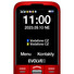 EVOLVEO EasyPhone XO, mobilní telefon pro seniory s nabíjecím stojánkem (červená barva)