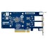 QNAP QXG-10G2SF-X710 - 2x 10GbE SFP+, PCIe Gen3 x8