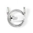 Nedis CCGL85101GY150 - Síťový Kabel Cat 5e U/UTP | RJ45 Zástrčka | RJ45 Zástrčka | 1.00 m | Kulatý | PVC | Šedá