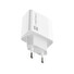 Universální nabíječka Natec RIBERA 18W 1X USB-A, bílá