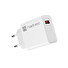 Universální nabíječka Natec RIBERA 18W 1X USB-A, bílá