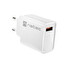Universální nabíječka Natec RIBERA 18W 1X USB-A, bílá