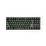 Genesis herní mechanická klávesnice THOR 404/RGB/Gateron Yellow Pro/Drátová USB/US layout/Černá
