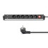 Digitus Prodlužovací přívod 230V 1,5m 6 zásuvek+vypínač+2xUSB-A+1xUSB-C