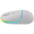 CANYON myš optická bezdrátová MW-22, RGB, 800/1200/1600 dpi, 4 tl, BT+2,4GHz, baterie 650mAh, snow white