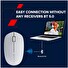 CANYON myš optická bezdrátová MW-4, 1200 dpi,3 tl., Bluetooth, AA baterie, černá