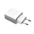 Set FIXED síťové nabíječky s 2xUSB výstupem a USB/USB-C kabelem, 1 metr, 17W Smart Rapid Charge, bílá