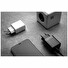 Set FIXED síťové nabíječky s 2xUSB výstupem a USB/USB-C kabelem, 1 metr, 17W Smart Rapid Charge, bílá