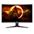 AOC LCD herní C27G2E 27" zakřivený VA/1920x1080@165Hz/1ms/250cd/VGA/2xHDMI/DP/VESA