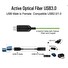 PremiumCord USB3.0 + 2.0 prodlužovací optický AOC kabel A/Male - A/Female 7m