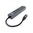 PremiumCord Adapter USB-C na Gigabit 10/100/1000Mbps + 3x USB3.0 konektor