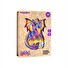 Puzzle Puzzler Puzzler dřevěné, barevné - Začarovaný drak