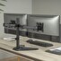 Držák monitoru Brateck LDT66-T024 stolní pro 2 monitory, černý
