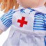 Panenka Bigjigs Toys látková zdravotní sestřička Nancy 28 cm