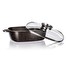 Pekáč Banquet s nepřilnavým povrchem Premium Dark Brown 28 x 28 x 8 cm, s poklicí s aroma knobem
