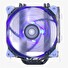 AeroCool Verkho 5 Dark chladič CPU Blue LED 120mm fan, univ. socket