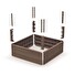 Vyvýšený záhon Prosperplast BASE WOODY hnědý 75,6 cm