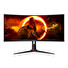 AOC LCD herní CU34G2XP 34" zakřivený VA/3440x1440@180Hz/1ms/400cd/2xHDMI/2xDP/4xUSB/HAS/VESA