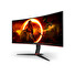AOC LCD herní CU34G2XP 34" zakřivený VA/3440x1440@180Hz/1ms/400cd/2xHDMI/2xDP/4xUSB/HAS/VESA