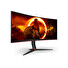 AOC LCD herní CU34G2XP 34" zakřivený VA/3440x1440@180Hz/1ms/400cd/2xHDMI/2xDP/4xUSB/HAS/VESA