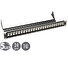 19" modulární neosazený patch panel Solarix 24 portů černý 1U SX24M-0-STP-BK-UNI